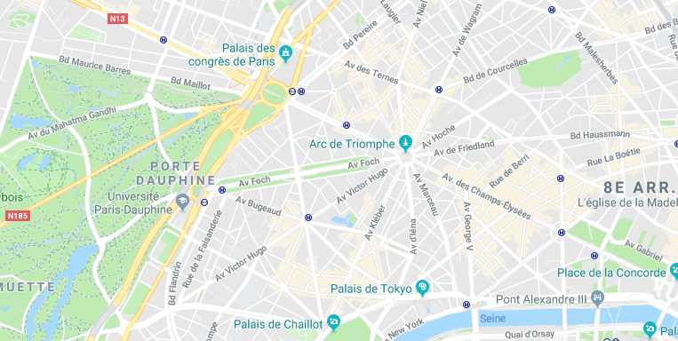 googlemap triomphe