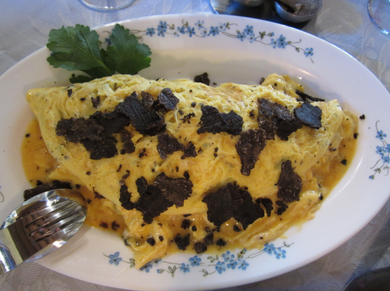 Omelette aux truffes